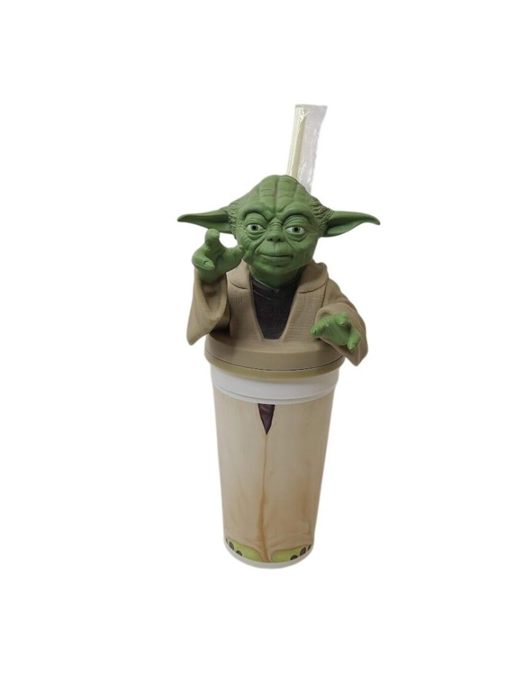 1999 Star Wars Episode I Yoda Cup Topper Straw Taco Bell KFC Pizza Hut